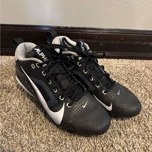 Nike Alpha Black and White Athletic Shoes